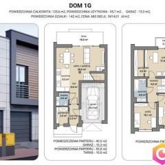 Dom szeregowy do sprzedania 125m2 Zaścianki