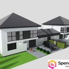 Nowy dom 180 m2 w zabudowie bliźniaczej / Warszawa Białołęka
