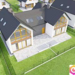 Dom bliźniak sprzedam 186.96m2 Dojazdów Żonkilowa
