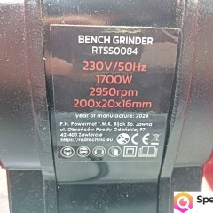 Szlifierka stołowa 1700W   230V  kamienie 200MM