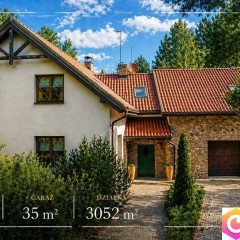 Dom 282 m² + garaż | działka 3052 m² | las | 35 min Warszawa