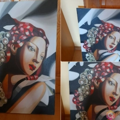 Sprzedam obraz Tamara Łempicka - Kobieta z winogronami