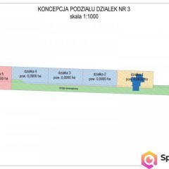 Dwupokoleniowy, Kampinos, działka do podziału