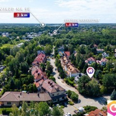 Duży 7 pok. dom na osiedlu zamkniętym blisko Wwy, 0% prowizji