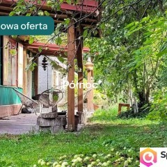 Drewniany dom z sauną w otoczeniu Bugu