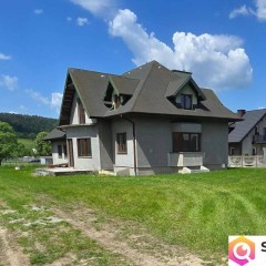 Dom wolnostojący 400m2 Działka 23a Brunary Gorlice
