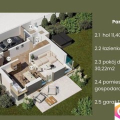 Brzezie - nowy bliźniak z garażem
