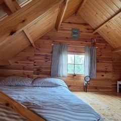 Domek letniskowy  nad jeziorem Rotcze w Grabniaku