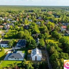Połowa bliźniaka z dużą działką przy Kampinosie