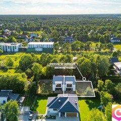 Połowa bliźniaka z dużą działką przy Kampinosie