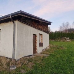 Domek w górach stanie surowym zamkniętym