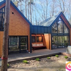 Dom 70m  stodoła   Podwójna  2x35mm domek z drewna