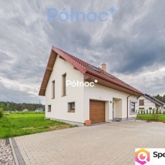 Przykopka gm. Ełk, nowy i nowoczesny dom z garażem