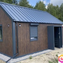 NOWOCZESNY DOM MODUŁOWY 8 × 4 m | całoroczny | gotowy do zamieszkania