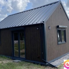 NOWOCZESNY DOM MODUŁOWY 8 × 4 m | całoroczny | gotowy do zamieszkania
