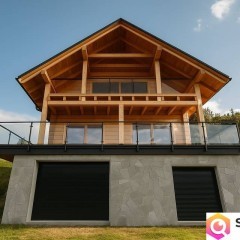 Nowy dom z bali w standardzie premium - Beskid Śląski