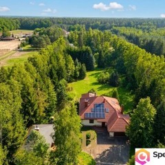 Łoś | działka 7766m² | dwa domy 213 m² oraz 40 m² | Park Krajobrazowy